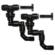 2-Pack Reptile Mister Nozzles, 1/4'' Fine Mist Nozzles for Misting Systems, Compatible with Terrariums, Vivariums, Paludariums, Tanks, Plants, and Amphibians