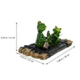 thumbnail image 2 of Simulation Resin Frogs Creative Garden Decor Floating Frogs Shaped Adornment, 2 of 6