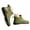 Green, variant on Womens Mens Rain Boots Waterproof Ankle Deck Booties Rubber Anti Slip Garden Work Mud Shoes