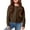 Brown, variant on KAUOD Toddler Girls Button Cardigan Sweater Ribbed Knit Long Sleeve Open Front Sweater Clothes Kids Soft Cotton Tops