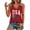 Red, variant on MEICHEN Women Anniversary USA Shirt V Neck Sleeveless Tank Top Patriotic Vest Anniversary USA Tee Womens Essentials Summer Fall Fashion Clothing