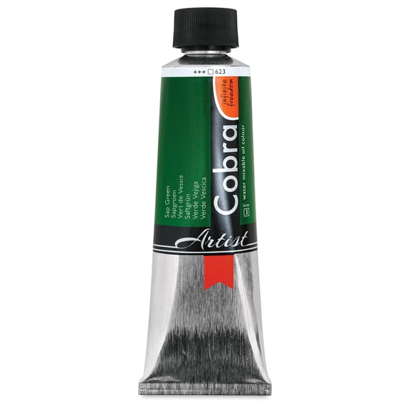 Cobra Artist Water Mixable Oil Paint - Sap Green, 150 ml tube