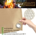 thumbnail image 3 of Visland Fireproof Fire Pit Mat- Portable Fire Blanket Protective Patio Insulation Pads Resistant Flame Retardant Stove Floor Grill Mat for Deck Patio Lawn Outdoor Camping BBQ Protection, 3 of 8