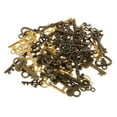 thumbnail image 2 of 50-Pack Vintage charms Pendants Assorted Shapes for DIY Jewelry Making & Crafting Supplies, Party Favors, Decorations Crafts - Golden, Bronze, 2 of 10