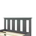 thumbnail image 6 of Twin Size Platform Bed with Headboard and Footboard,Solid Pinewood Bed Frame with Wood Slats Support,11.4" Under Bed Storage Space,No Box Spring Needed,Noise Free for Dorm Bedroom, 6 of 7