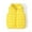 05Yellow, variant on Hicidod Toddler Kids Girls Winter Vest Sleeveless Zipper Jackets Thicken Warm Winproof Solid Color Baby Outwear