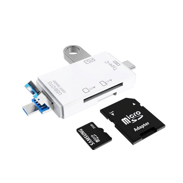 Modelo privado USB3.0 Android teléfono móvil computadora lector de tarjetas de aleación de aluminio otg multifuncional al por mayor 2.0 tipo c de alta velocidad