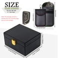 thumbnail image 1 of Box Faraday Box with 2 Pack Faraday Pouch, Key Fob Protector, Keyless Entry Car Key Safe Protector RFID Anti-Theft Signal Blocking Cage for Car Keys, 1 of 7