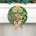 thumbnail image 1 of TIMIFIS Decorative Rings Christmas Wreaths Hanging Holiday Tem Strips Christmas Decoration Props Simulation Wreath Decorations Door Hanging Home Decoration, 1 of 6