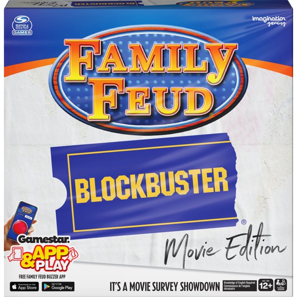 Family Feud Blockbuster Edition Movie Trivia Survey Showdown Board Game For Ages 12 Up Walmart Walmart Family Feud Blockbuster Edition Movie Trivia Survey Showdown Board Game For Ages 12 Up Walmart Walmart