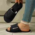 thumbnail image 4 of Willtoo Women's Orthopedic Slippers with Arch Support Comfy Adjustable Memory Foam Open Toe House Slippers Bedroom Shoes for Plantar Fasciitis Indoor Outdoor, 4 of 4