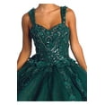 thumbnail image 2 of Womens Hunter Green Quinceanera Dresses Ball Gown Juniors Sweet 16 Prom Birthday Dress Off Shoulder Evening Princess Puffy Dresses for Plus Size Women, 2 of 6