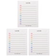 thumbnail image 1 of KAKOWELY 3Pcs Household Memo Pads Convenient Writing Pads Multi-function To Do Pads Home Accessory,4.21"X3.23"X0.2", 1 of 5