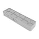 thumbnail image 4 of Organizador de condimentos para rejilla de estufa, espacio funcional para utensilios de cocina Gris, 4 of 9