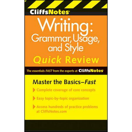 CliffsNotes Writing: Grammar, Usage, and Style Quick Review, 3rd (Best Writing Instruments Review)