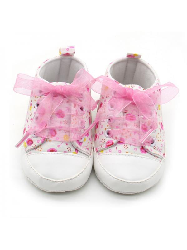 pink infant sneakers