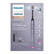 Philips Sonicare Diamondclean Smart 9300 Electric Toothbrush, Sonic Toothbrush with App, Pressure Sensor, Brush Head Detection, 4 Brushing Modes and 3 Intensity Levels, Grey, Model HX9903/45