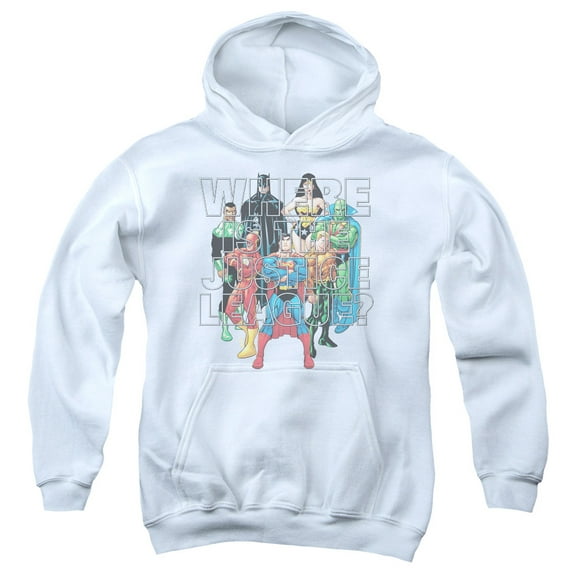 Jla - Classified #1 Cover - Youth Hooded Sweatshirt - X-Large