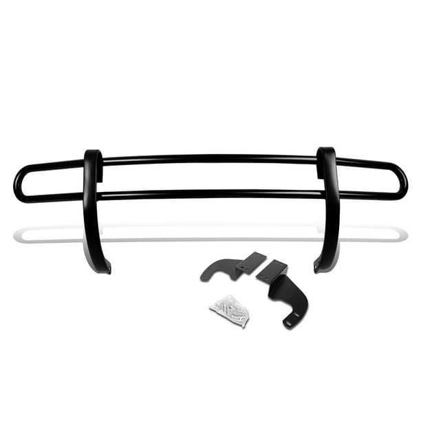 For 2007 to 2013 Acura MDX YD2 Stainless Steel Double Bar Rear Bumper Protector Guard (Black) 08