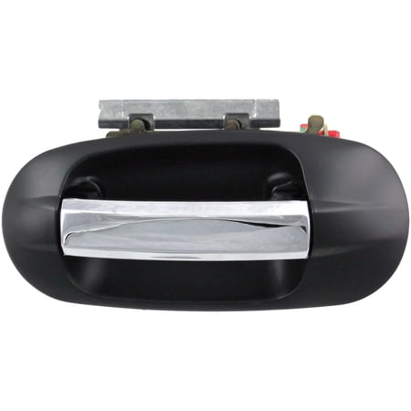 Dorman 82183 Rear Driver Side Exterior Door Handle for Specific Lincoln Models Chrome Lever and Black Housing