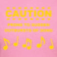 thumbnail image 3 of CafePress - Caution Prone To Sudden Outbursts Of Song T Shirt - Women's Traditional Fit Dark T-Shirt, 3 of 4
