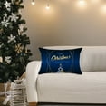 thumbnail image 2 of asddcavvf Blue Christmas Velvet Printed Lumbar Pillow Covers and Sofa Cushion Covers Size Silk Pillowcases Silk Hair Pillowcase Silk Pillowcase for Kids, 2 of 5