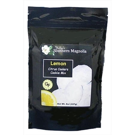 Julias Southern Magnolia Gluten Free Lemon Citrus Coolers Cookie Mix - 8oz bag, Pack of 4