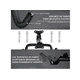 thumbnail image 4 of 2pz Doble Gancho Bicicleta Soporte Porta Bicicleta Pared Xtellar negro, 4 of 4