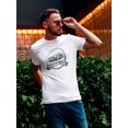 thumbnail image 2 of Vintage Car Since 1940 Graphic Men White T-Shirt, Male x-Large, 2 of 4