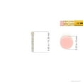 thumbnail image 4 of ANGARA Natural Prong-Set Diamond Hoop Earrings in 14K Yellow Gold for Women (Size-1.1mm| Color-G| Clarity-VS2) | April Birthstone, Anniversary, Jewelry Gift for Women | Natural Diamond Earrings, 4 of 9