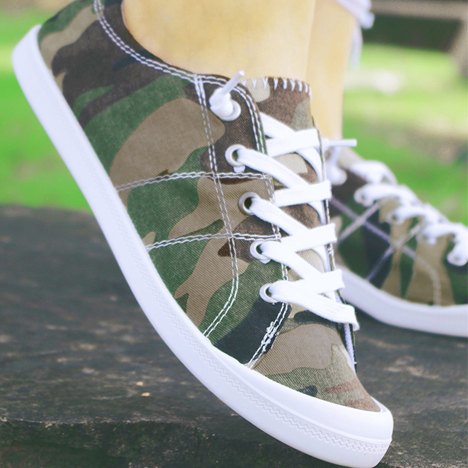 Chaaya High Top Sneaker camouflage pattern casual look Shoes Sneakers High Top Sneakers 