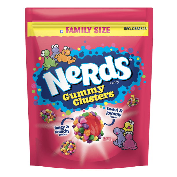 NERDS CLUSTERS SUB 18.5OZ