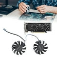 thumbnail image 3 of 1Pair HA5510H12FZ 12V 0.3A VGA Fan 2Pin 2Lines GPU Coolers for 1650 4GB OC Graphics Card Fan, 3 of 8