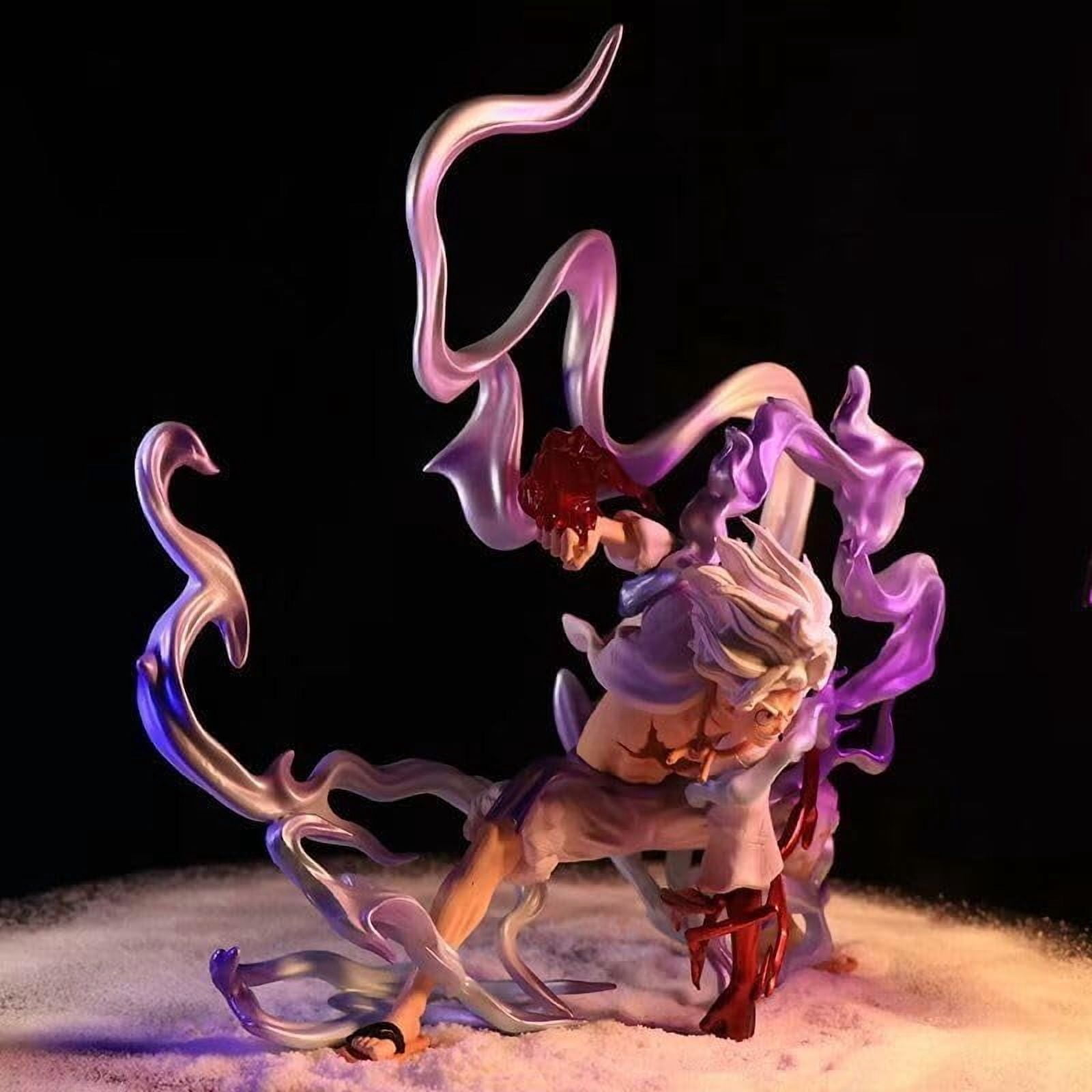 Luffy Figure Fighting Flame Nika Luffy 27cm/10.6inch Action Figures PVC Characters Collectible Handicrafts Souvenirs for Anime Fans Gifts