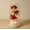 Red, variant on Preserved Rose in Glass Dome Eternal Dried Bouquet Home Decor Gift for Her