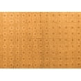 thumbnail image 1 of Ahgly Company Machine Washable Indoor Rectangle Abstract Orange Modern Area Rugs, 2' x 5', 1 of 4
