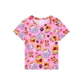 thumbnail image 3 of WIBACKER 2-Piece Summer Pajamas for Kids Girls Dog Astronaut Short Sleeves Tee and Shorts Toddler Cool PJs Set Size 3-12Y, 3 of 14