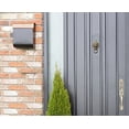 thumbnail image 3 of NACH Dominion Minimalist Mailbox, Wall Mount Mailboxes for Outside, Black and Brown, 12x10x4.5 in, 3 of 5