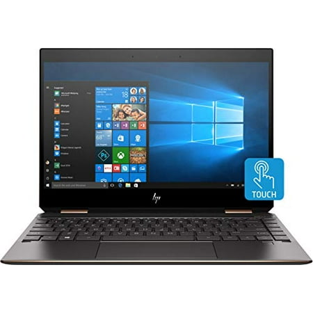 HP Spectre x360 13-ap0013dx Convertible 13.3" Full HD Touchscreen Laptop, Intel Core i7-8565U 1.8GHz, 8GB RAM, 256GB SSD, Windows 10 Home, Ash Silver - used by HP