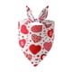 thumbnail image 3 of Pañuelo para perro Yuyangstore San Valentín bufanda triangular para perros, 3 of 8