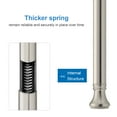 thumbnail image 5 of AmazerBath Shower Curtain Rods Tension Adjustable, 26-42 inches Rust-Resistance Tension Curtain Rod Bathroom Rod, Spring Tension Shower Rods No Drill, Nickel, 5 of 9