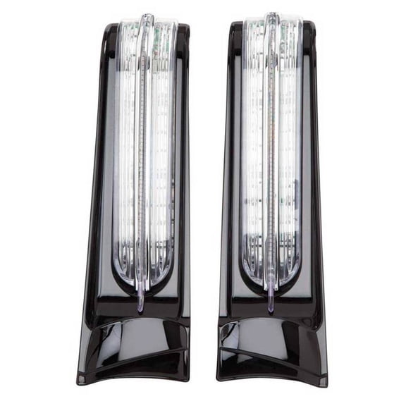 Ciro LED Light Filler Panels '14-up Harley-Davidson Ultra, Road King 40003 Black