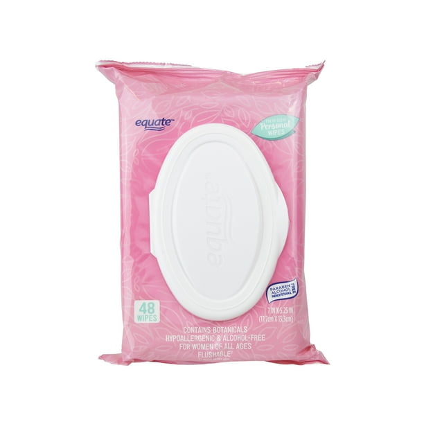 Equate Fresh Scent Personal Wipes, 48 Count