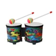 thumbnail image 3 of shamjina 5" and 6" Bongo Drums African Hand Drum for Children Professional Girls Boys Animal, 3 of 8