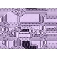 thumbnail image 1 of Ahgly Company Machine Washable Indoor Rectangle Transitional Bright Grape Purple Area Rugs, 8' x 10', 1 of 7