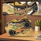 thumbnail image 3 of Lámpara tallada en madera 3D, decorativa creativa para el hogar, ideas divertidas para regalos familiares, decoración navideña para sala de estar y oficina, cálida (coche fresco), 3 of 5
