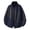 Dark Blue, variant on Stand Collar Jacket for Men Loose Casual Top Zip Up Fashion Solid Color Jackets