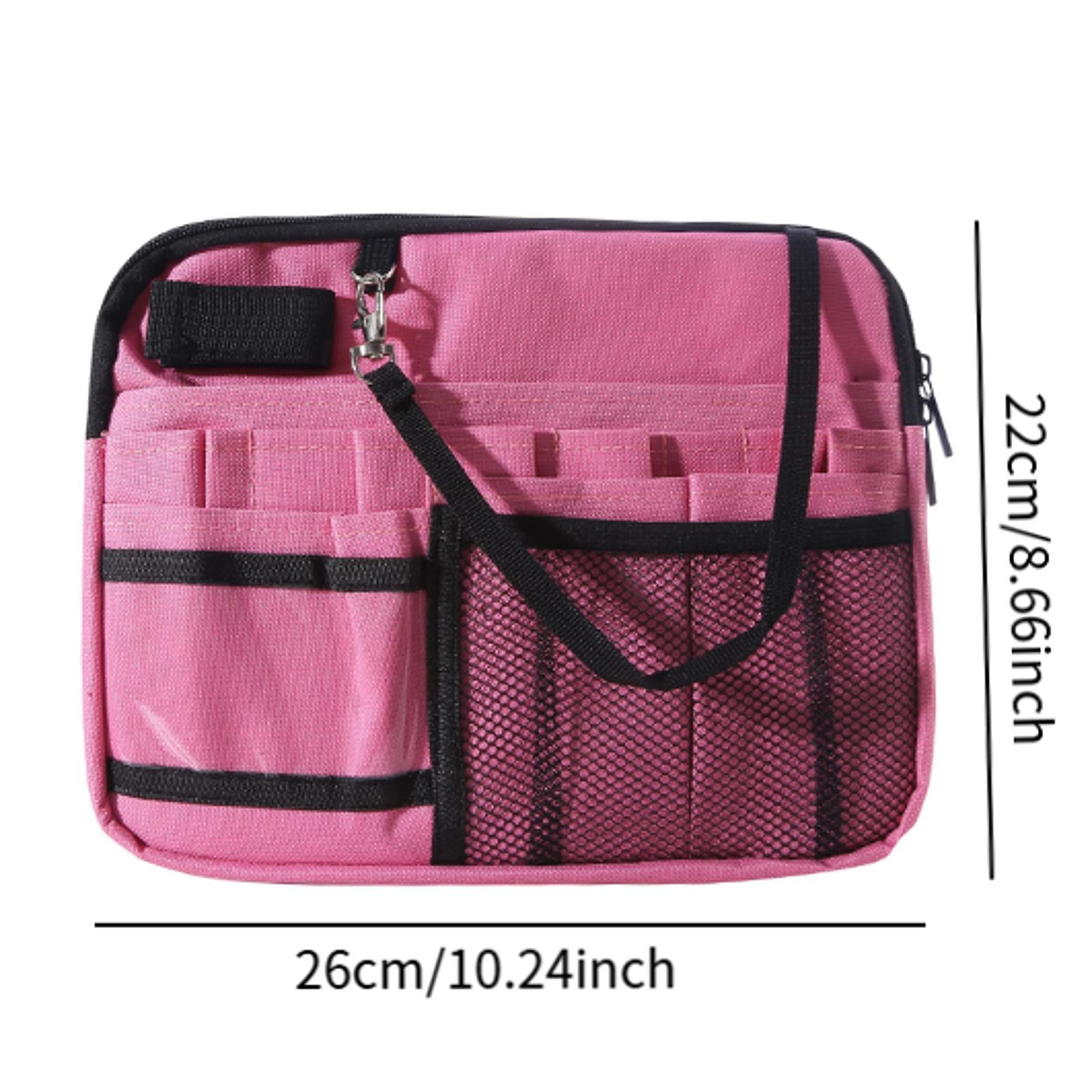 FVDPWYE Nurse Fanny Pack, Multi Compartment Nursing Bag, Waist Bag Lightweight Practical Pink