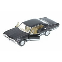1967 Chevy Impala Hard Top, Black - Kinsmart 5418D - 1/43 Scale Diecast Model Toy Car (Brand New but NO BOX)