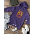 thumbnail image 3 of Happy Halloween Spooky House Hoodie Juniors -Image by Shutterstock,  Large, 3 of 4